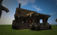 This home fits great in wooded biomes (Image via Cubey/YouTube)